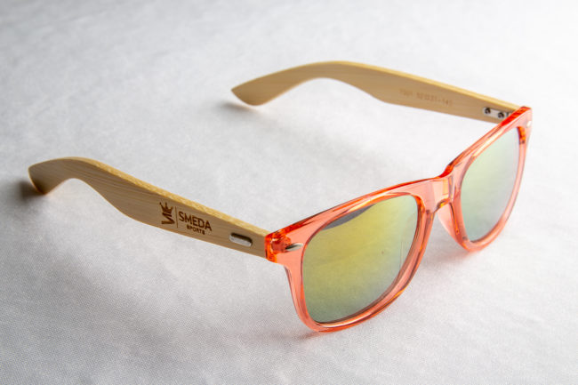 Pink and yellow lens
