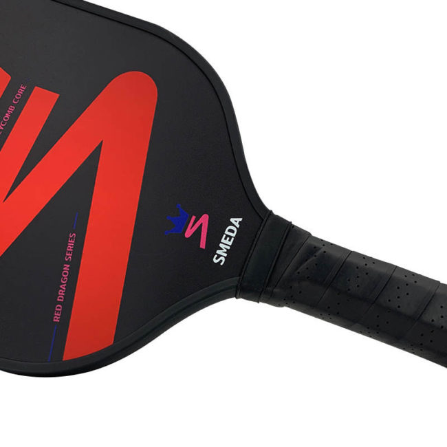 Red Dragon Series / Cyfres Y Ddraig Goch - Carbon Fiber Pickleball Paddle - Image 6